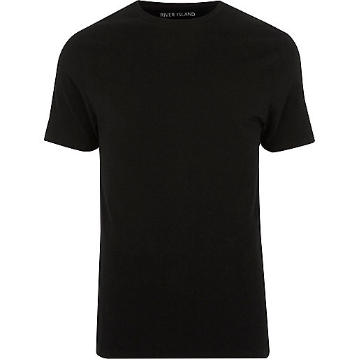 Black muscle fit T-shirt u2013 Product Designer