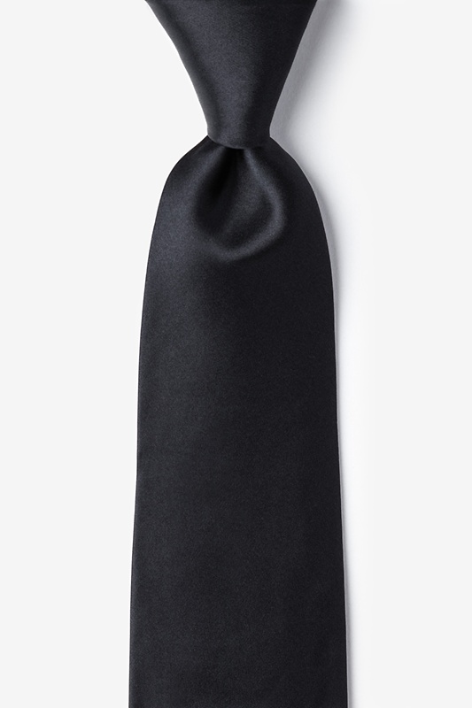 Solid Black Tie | Ties.com