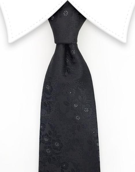 Black Floral Paisley Tie u2013 GentlemanJoe