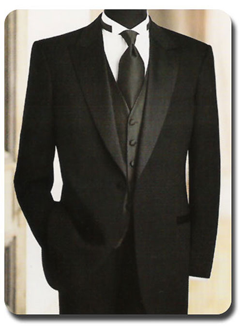 Black Rayon Tuxedo Black Tuxedo Black Tuxedo|Custom Suits| Mens