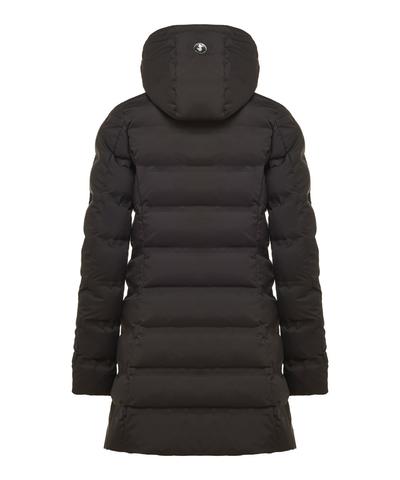 Save The Duck Women's Long Puffer Winter Coat In Black - Save the Duck
