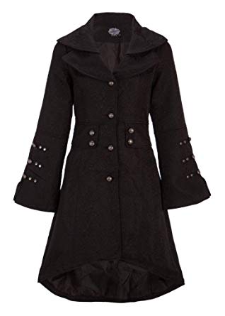 Amazon.com: Pretty Attitude Elegant Black Victorian Winter Jacket