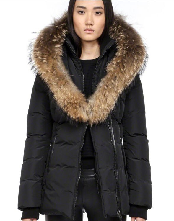 Mackage Adali F4 Womens Fur Hood Black Coats On Sale | Baby, It's
