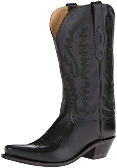Amazon.com | Old West Women's Distressed Leather Cowgirl Boot Snip