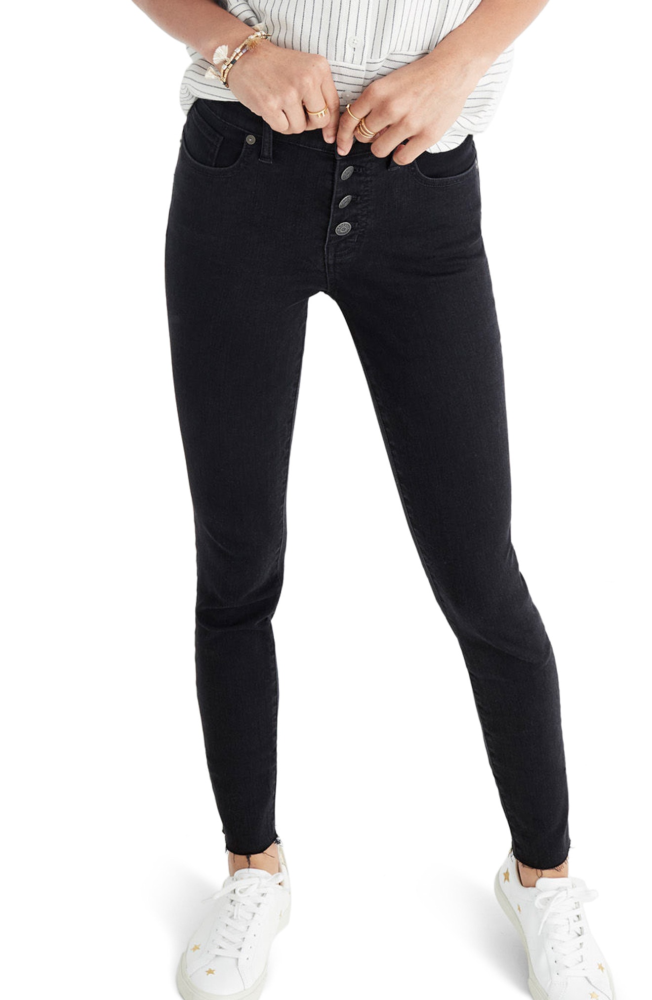 Women's Black Wash Skinny Jeans | Nordstrom