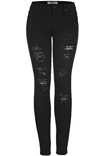 2LUV Women's Distressed Skinny Jeans at Amazon Women's Jeans store