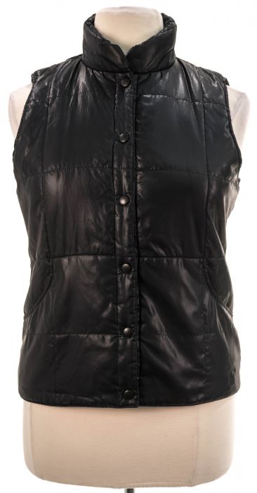 IZOD Large Black Womens Vests 10001-0009 | reStitch