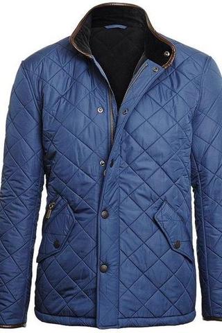 Barbour Powell Quilt Jacket - Blue Steel - Smyths Country Sports
