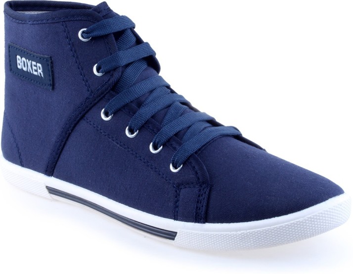 Comfort Boxer Blue Sneakers For Men - Buy Blue Color Comfort Boxer