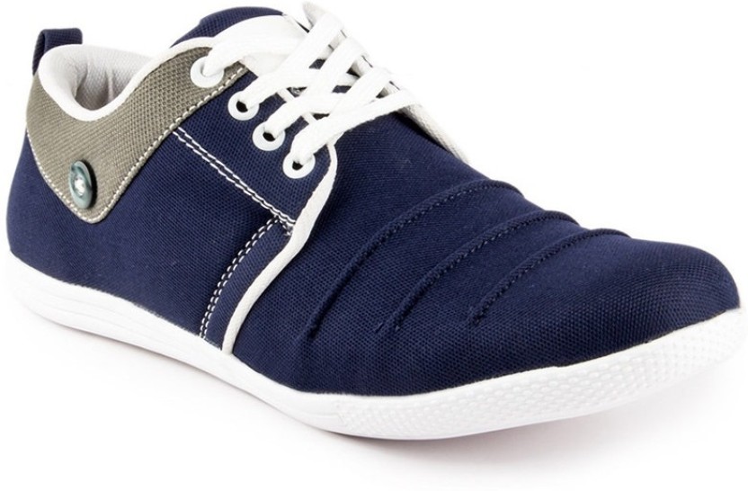 Big Wing Trendy Blue Sneakers For Men - Buy Blue Color Big Wing