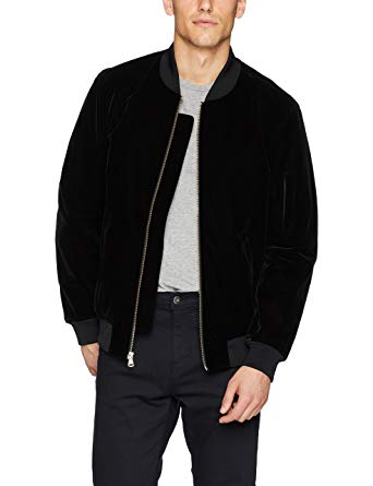 Sean John Men's Velvet Bomber Jacket at Amazon Men's Clothing store: