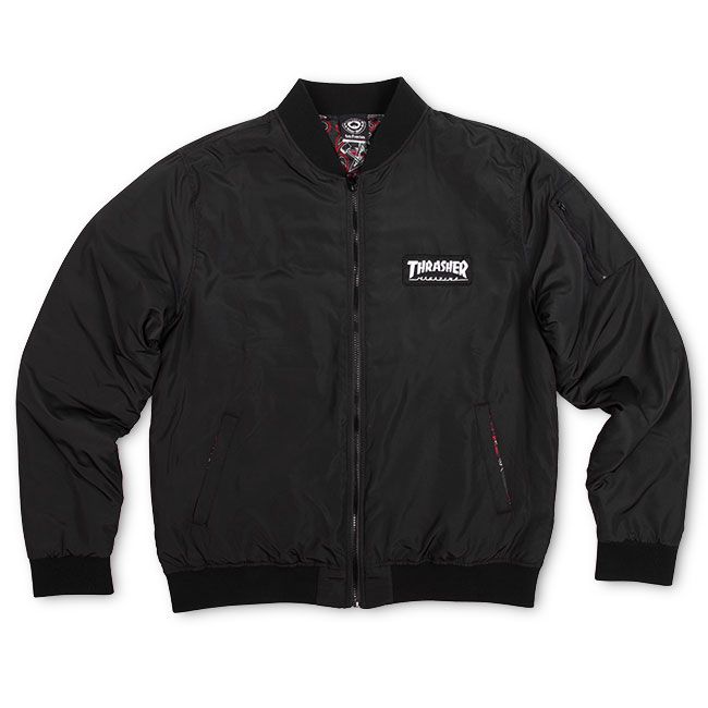 Thrasher Magazine Shop - Bomber Jacket (Black)