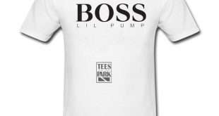 Men Casual Tee Shirts BOSS Hip Hop Lil Pump Designer T Shirt Man