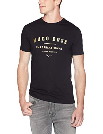 Amazon.com: Hugo Boss Men's Tee 1 Hb International T-Shirt: Clothing