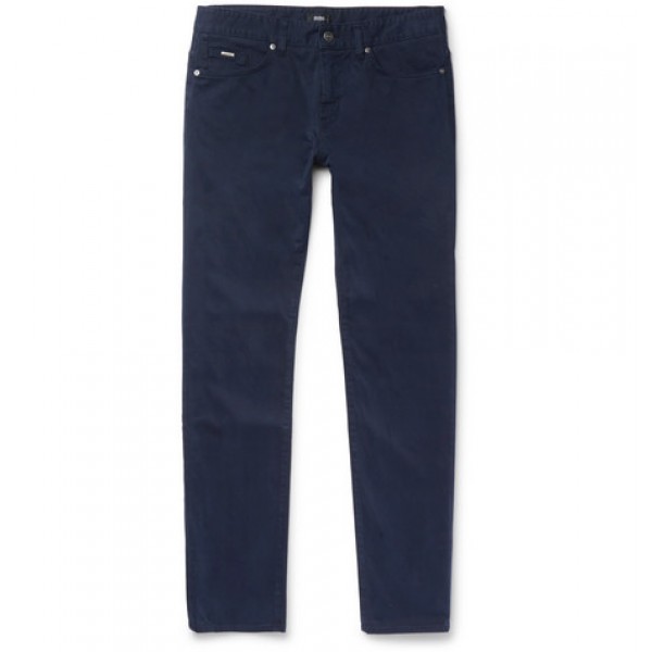 Hugo Boss Delaware Slim-Fit Stretch-Denim Jeans Men's Casual