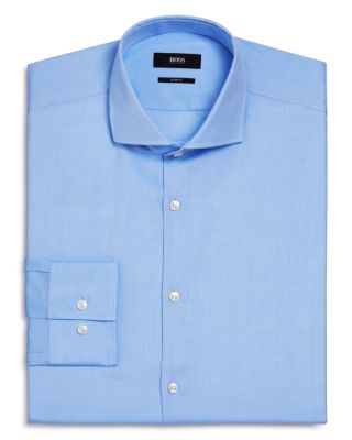BOSS Jason Textured Solid Slim Fit Dress Shirt | Bloomingdale's