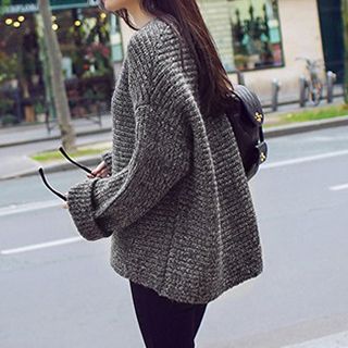 Buy FR Boxy Chunky Knit Sweater | YesStyle