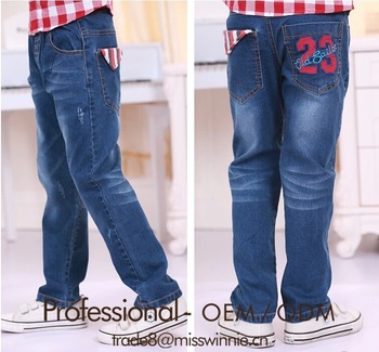 2015 Latest Boys Jeans Fashion Design Kids Jeans Good Quality And