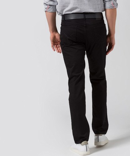 Brax Cooper Fancy Year Round Fabric 5 Pocket Pants in Perma Black