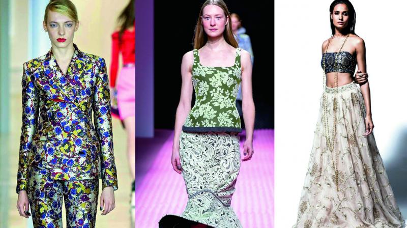 Fashion trend: Bedazzling brocade