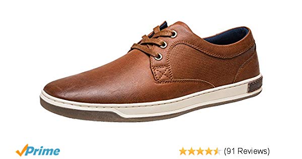 Amazon.com | JOUSEN Men's Fashion Sneakers 3 Eyelets Simple Style