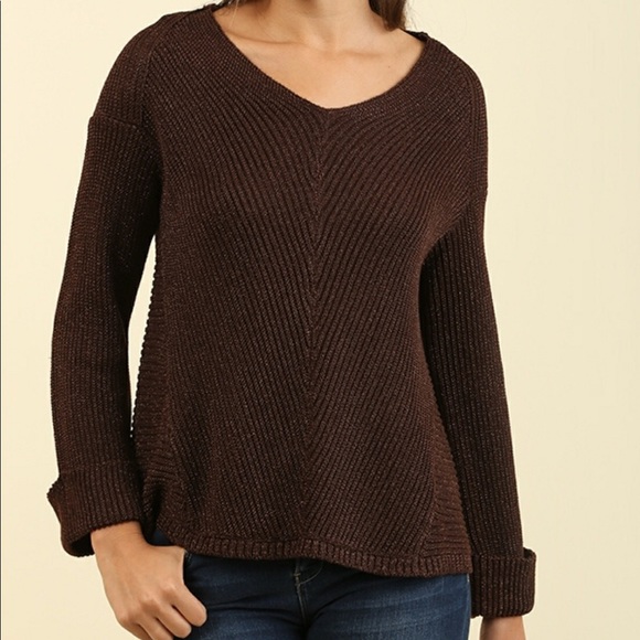Umgee Sweaters | Brown Sweater | Poshmark