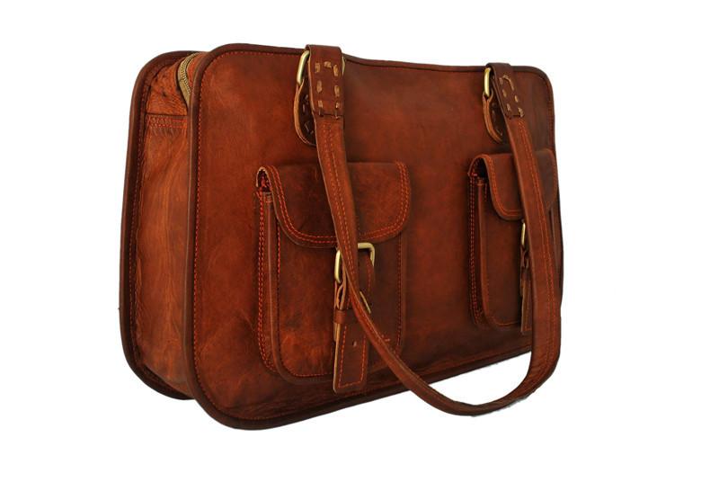 Leather Weekender Bag For Ladies | High On Leather