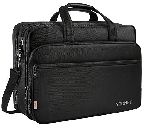 Amazon.com: 17 inch Laptop Bag, Travel Briefcase with Organizer