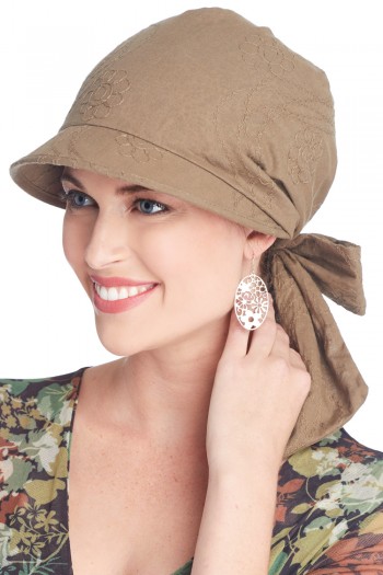 Krista Visor Scarf | Brimmed Head Wrap for Women