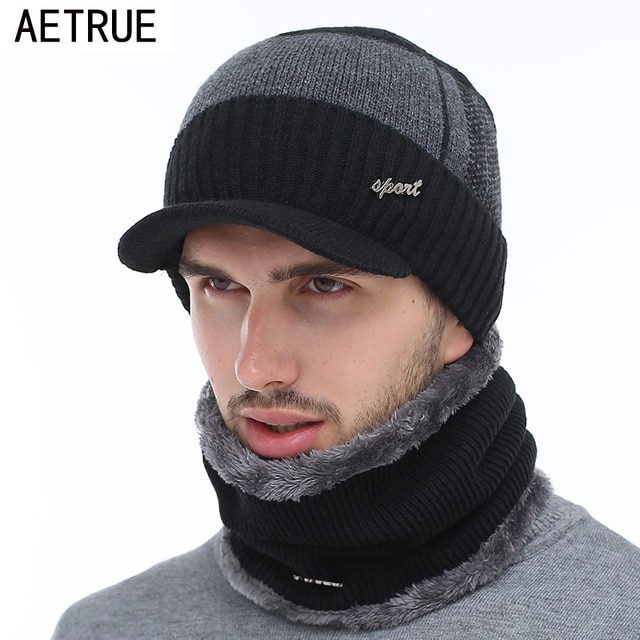 AETRUE Winter Hats Skullies Beanies Hat Winter Beanies For Men Women