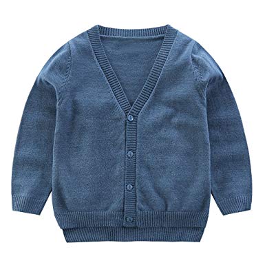 Amazon.com: CJ Fashion V Neck Cardigan Sweater for Toddler Boy Kids