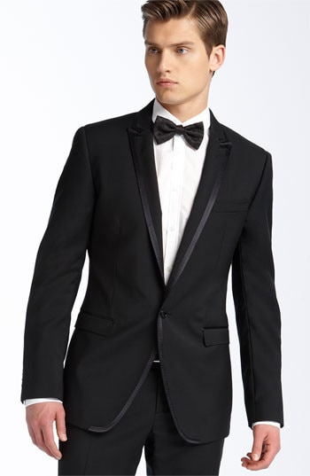 Simple Cheap Black Mens Suits Wedding/Prom Clothing Groom Tuxedos