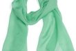 Silk Scarf | Womens Silk Chiffon Scarves in 4 Colors| Fishers Finery