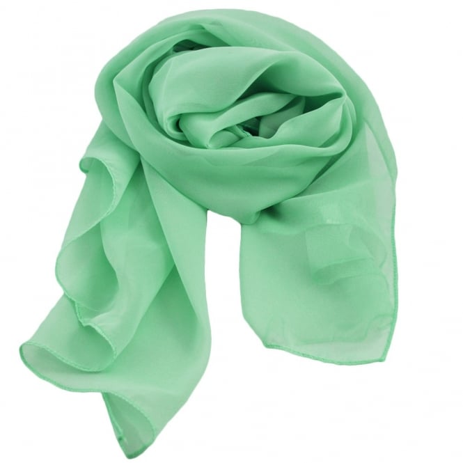 Mint Green Chiffon Scarf from Ties Planet UK