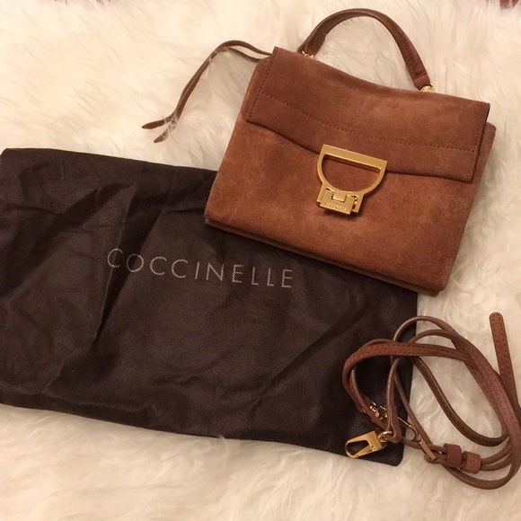 coccinelle Bags | Flash Sale Suede Leather Bag | Poshmark