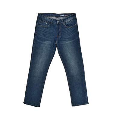 IZOD Men's Comfort Stretch Slim Straight Fit Jeans at Amazon Men's