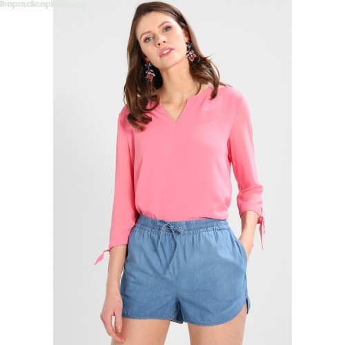 comma casual identity 3/4 ARM Blouse pink tvMUklOH