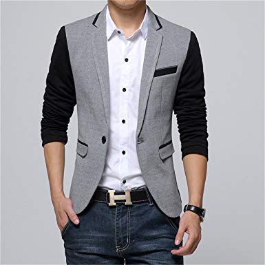 Thadensama New Fashion Casual Men Blazer Cotton Slim Korea Style