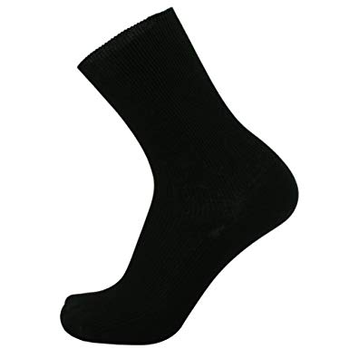 SOK 100% Cotton Socks - Men's 3-pair pack Thin - HIDDEN ELASTIC AT