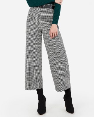 High Waisted Houndstooth Skinny Pant | Express