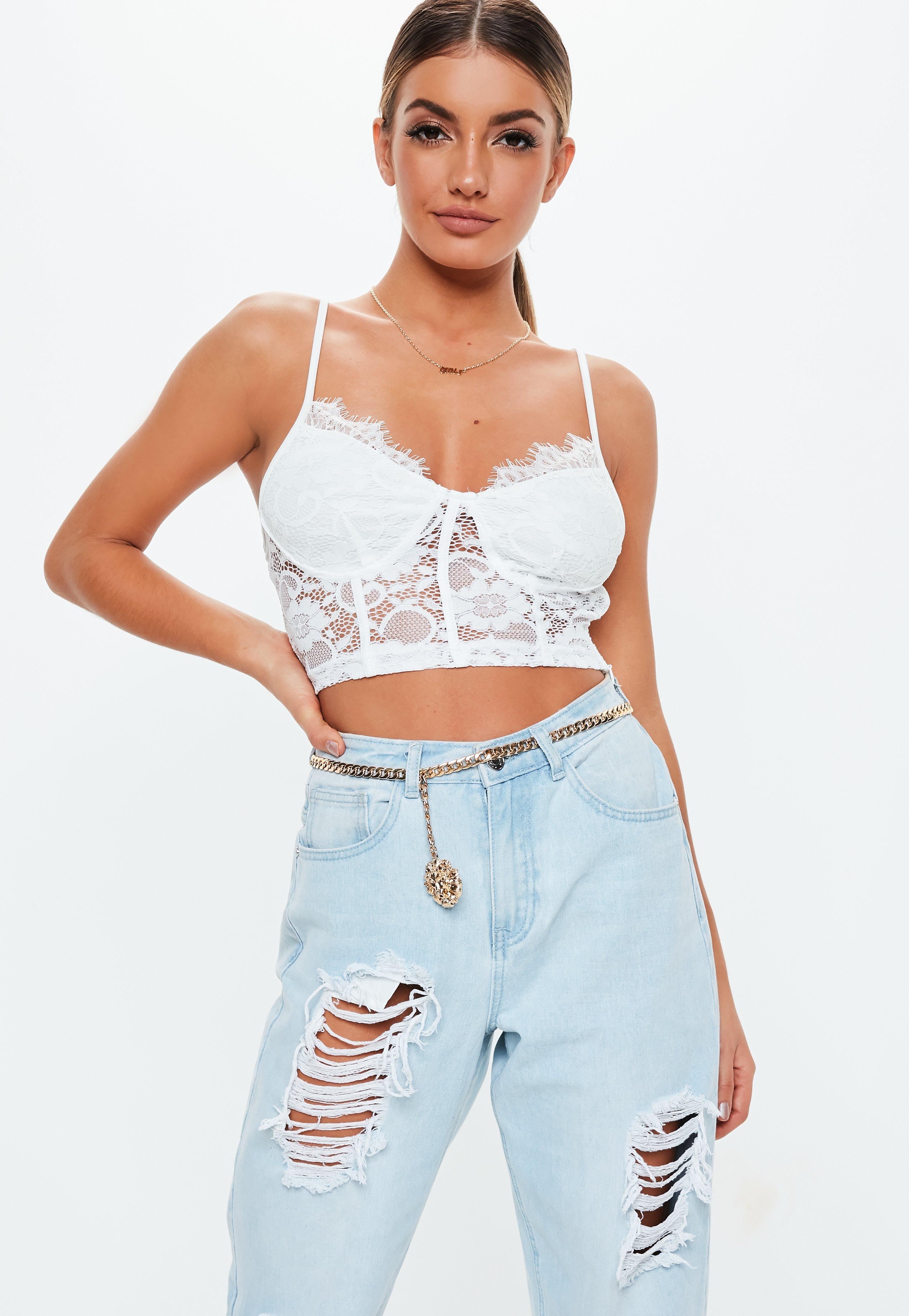 White Crop Tops | Plain White & Ivory Crop Tops - Missguided