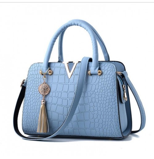 Crocodile leather Women Bag V letters Designer Handbags Luxury