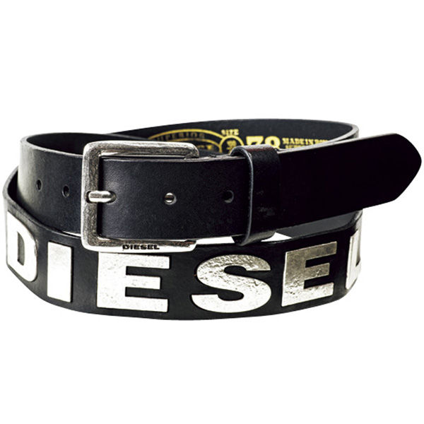 LA Konect: Diesel Diesel belt metal logo men's leather accessories