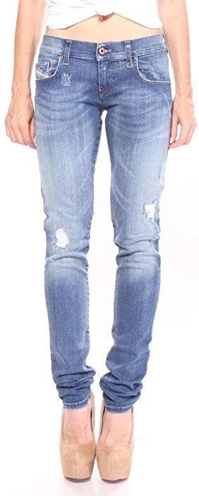 Amazon.com: Diesel Grupee R8840 Super Slim-Skinny Low Waist Jeans 25