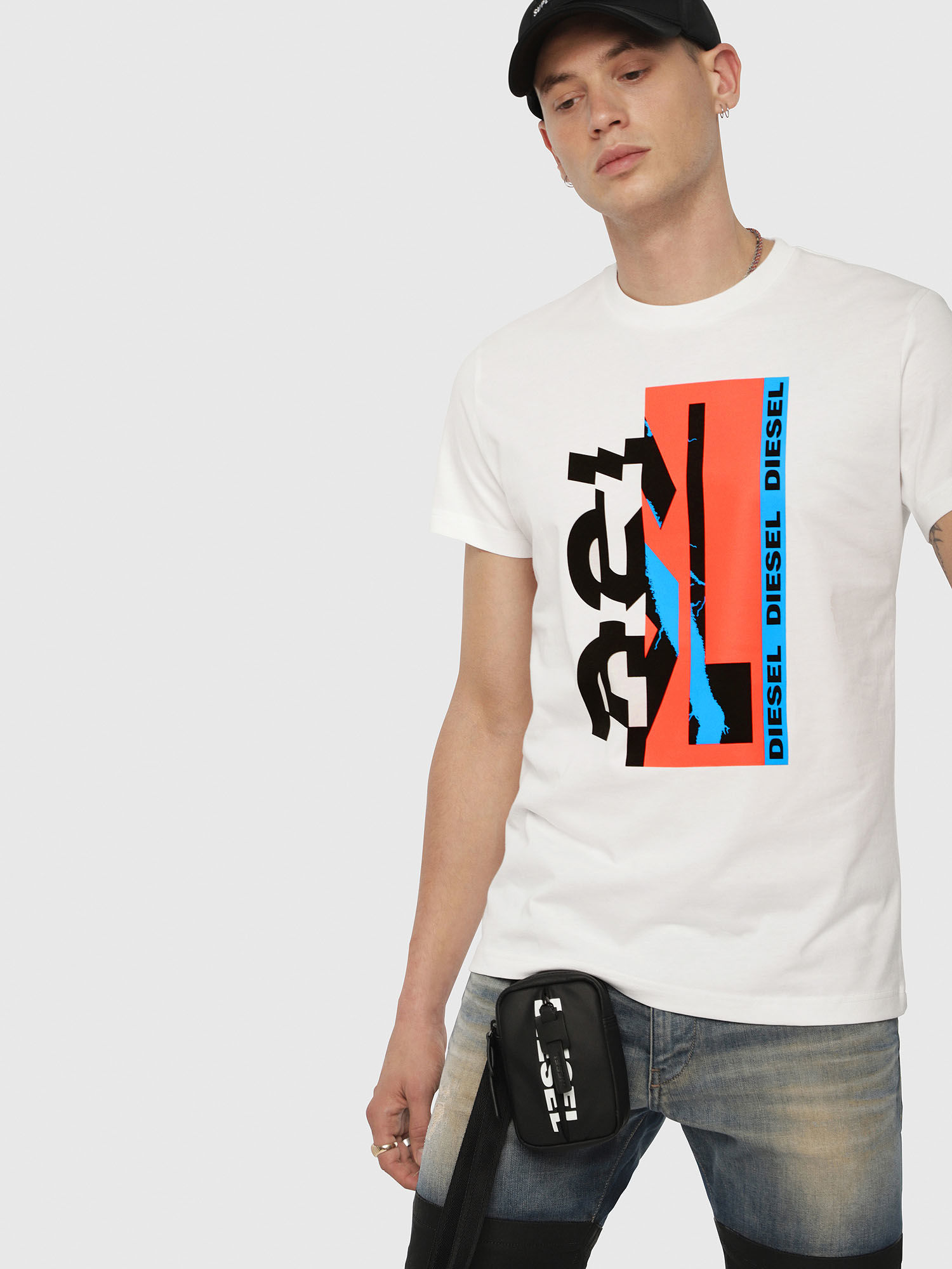 Mens T-shirts: logo, graphics | Diesel Online Store