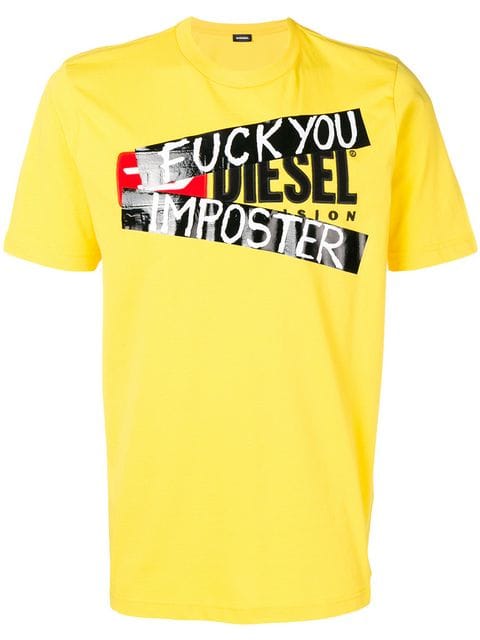 Diesel Imposter printed T-shirt $77 - Buy Online - Mobile Friendly