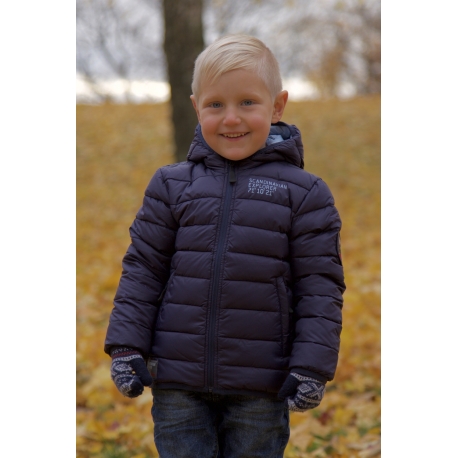 Ultra Light Down Jacket Kids Navy