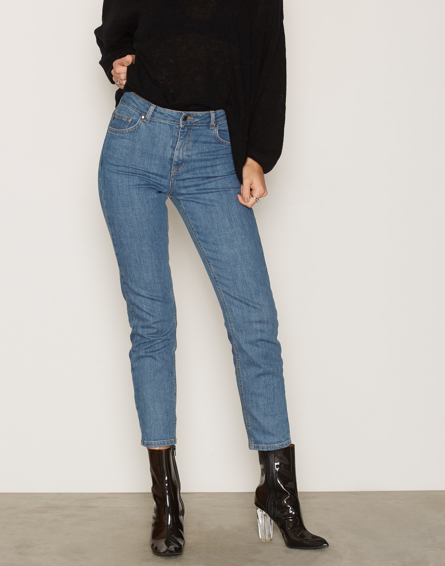 Edie Jeans - Dr Denim - Blue - Jeans - Clothing - Women - Nelly.com