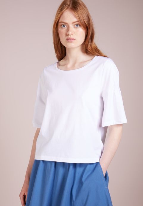 DRYKORN MEOLANA Basic T-shirt white Women's Plain T-Shirts Crew neck