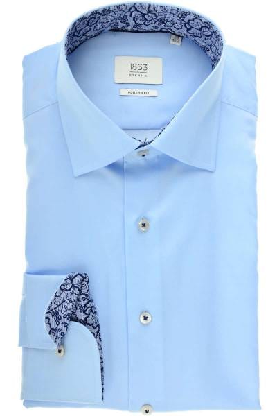 Hochwertiges ETERNA 1863 Modern Fit Hemd in der Farbe hellblau